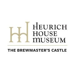 Logo with text: Heurich House Museum; The Brewmaster's Castle