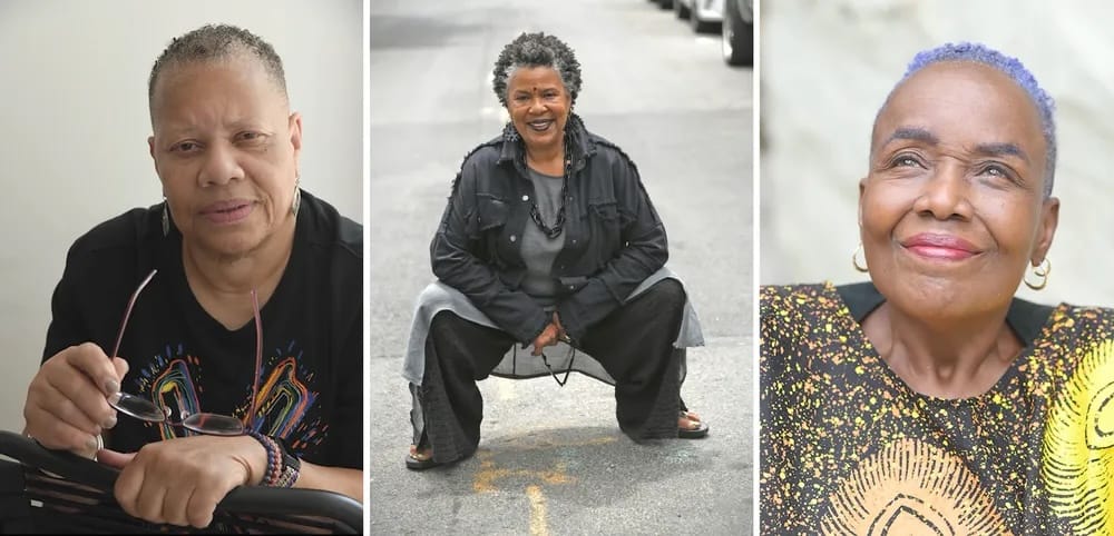 Three gallery image of three different Black women portraits. 