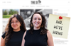 Photo illustration of reporter Sam Delgado and managing editor Abigail Higgins plus a post-it that says "AND...We're Hiring" the background is a blurred screenshot of the 51st website