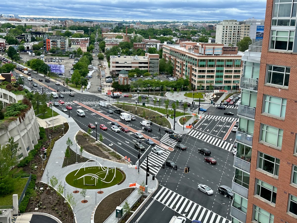 Behold: The new Dave Thomas Circle is done, and it's glorious