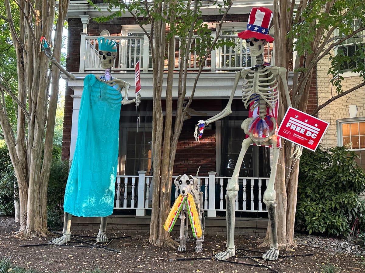 Image for This year, D.C.’s Halloween decorations are (especially) political