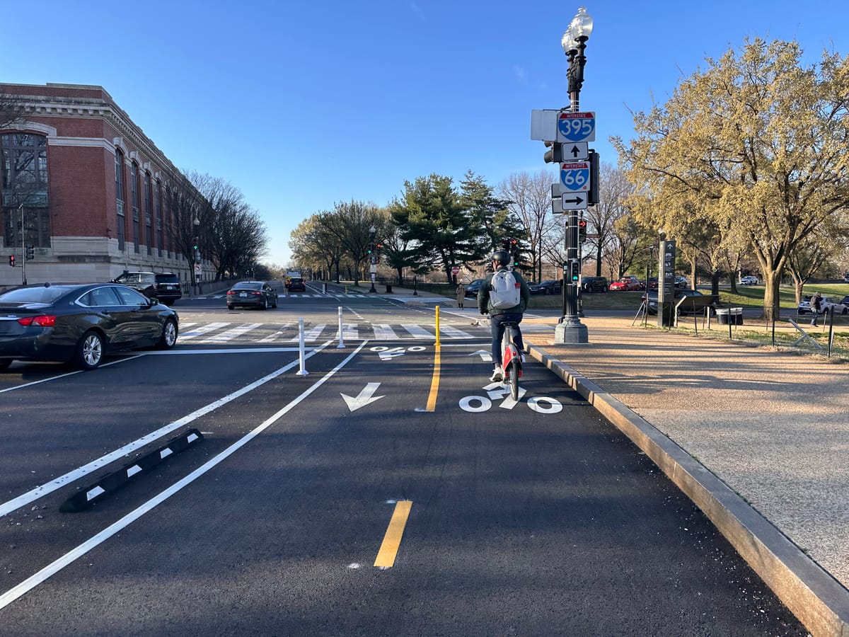 The Trump administration is removing a popular DC bike lane