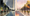 Two drawings of the Washington Monument and the Reflecting Pond, one at night and one during the way.