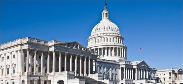 A picture of the U.S. House of the Representatives and the dome of The Capitol Building.