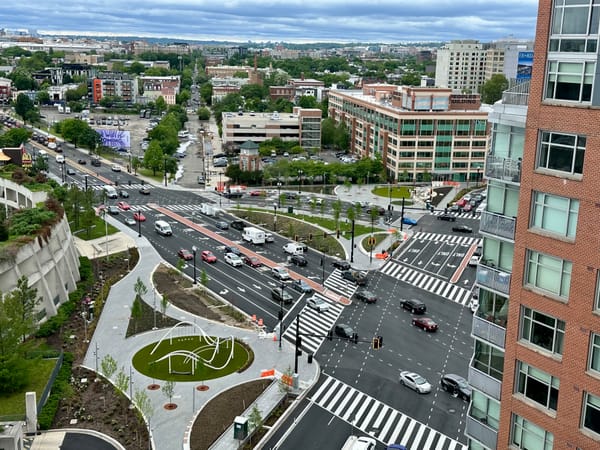 Behold: The new Dave Thomas Circle is done, and it's glorious
